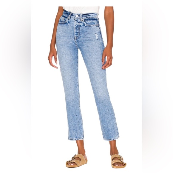 NWT Lovers and Friends Reece High Rise Slim Straight - Picture 1 of 15
